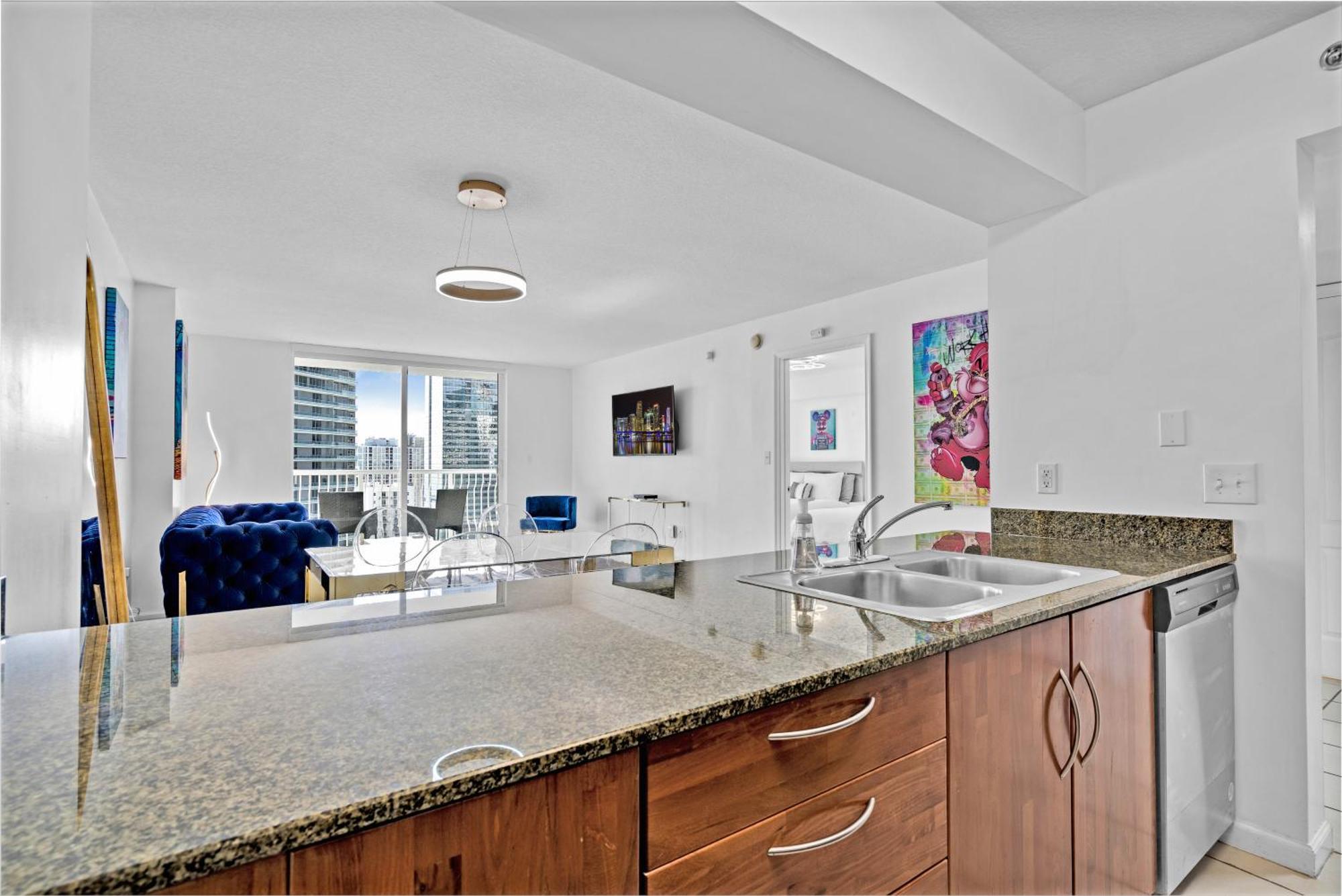 Gorgeous Apartment In Brickell Miami Dış mekan fotoğraf